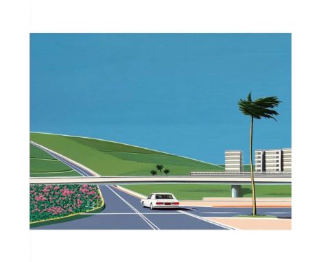 Richard PRINCE (Né en 1994) Drive into the horizon,2022. Sérigraphie couleur sur papier. Signée et numérotée par l’artiste. E