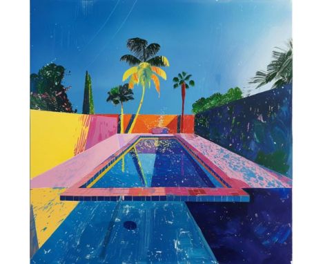 Richard PRINCE (Né en 1994) Splash on Tropic Dreams,2024. Sérigraphie couleur sur papier. Signée et numérotée par l’artiste. 