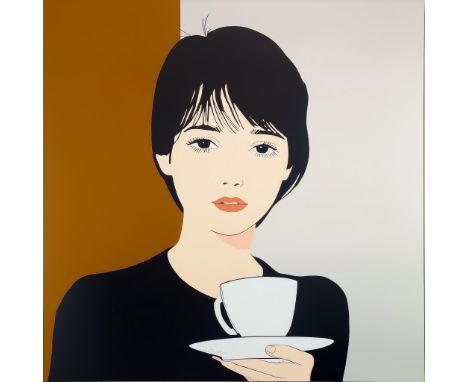 Yun SÉ (XX-XXI) Coffee in Contemplation.2022. Sérigraphie couleur sur papier Sommerset 300mg.Signée et numérotée par l’artist