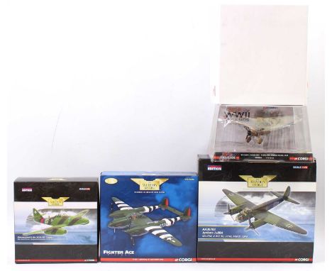 Corgi Aviation Archive 1/72nd scale boxed aircraft group, 4 examples, all appear as issued to include reference numbers AA367