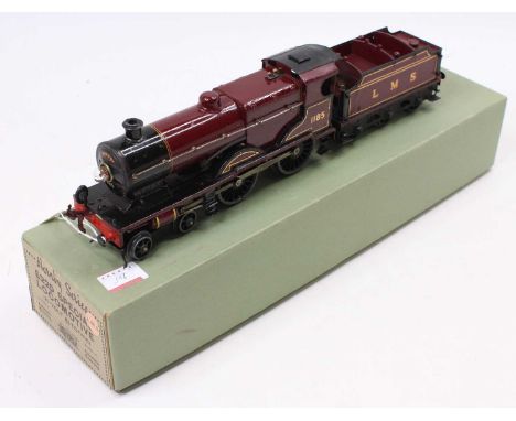1937-8 Hornby E320 Special  4-4-0 loco &amp; tender 20v AC, shadowed sans serif 1185, black running plate, with 1938-41 matt 