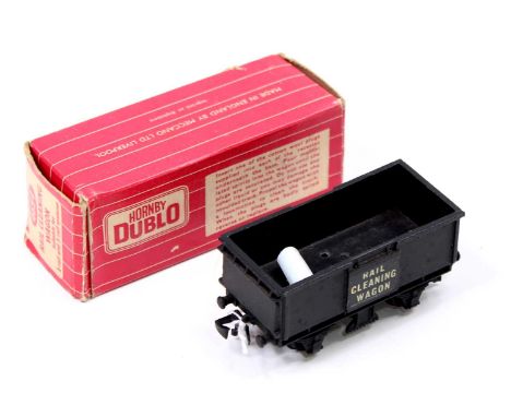 Hornby-Dublo 4654 Rail Cleaning Wagon, a genuine original item (E-NM)(BE)