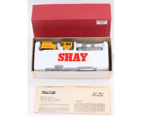 Roundhouse H0 scale loco kit H0 truck Shay kit 361 D&amp;RGW. Complete with wheels and motor. Instructions. Completeness not 