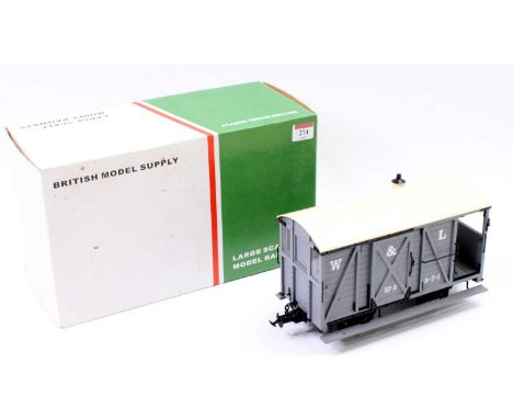 BMS W&amp;L brake van R19-6A light grey (E-BE)