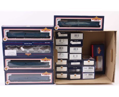 22 various boxed Bachmann Rolling Stock and Wagons, mixed series and liveries, to include 22 Ton STV Tube Wagon "Satlink", Ba