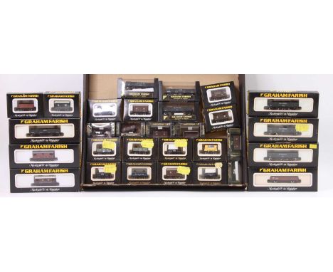 30 various boxed Graham Farish N Gauge rolling stock and wagons, to include No.3003 SR Brake Van, No.3511 ARC Covered Hopper 