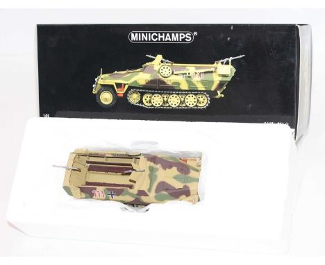 Minichamps Model No. 350011270 1/35 scale model of an SDKFZ.251/1 German half track housed in the original polystyrene packed