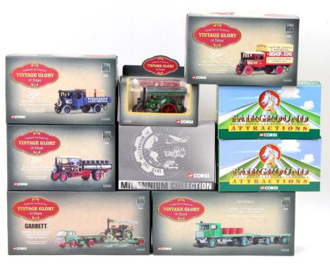 Corgi Toys modern issue 1/50th scale Vintage Glory of Steam, 6 examples to include reference numbers, 80008, 22402, 80205, 80