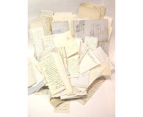 Admiral Thomas Le Marchant Gosselin and his heirs, large quantity of correspondence and invoices etc (approximately 200 items