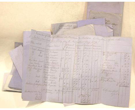 Admiral Thomas Le Marchant Gosselin and his heirs. A quantity of correspondence (approximately 50 items). P&amp;P Group 2 (£1