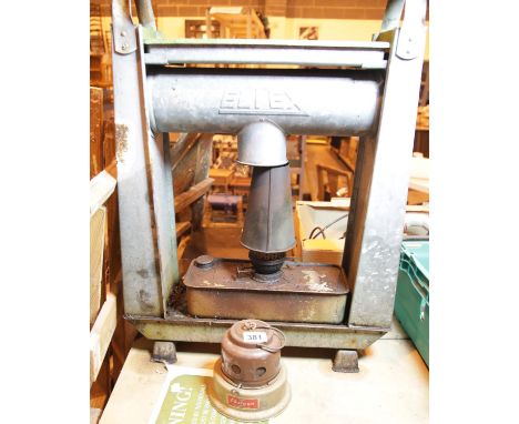 Two vintage paraffin heaters. This lot is not available for in-house P&amp;P, please contact the office for more information.