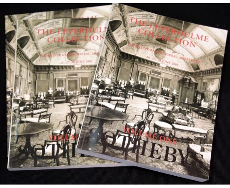 Catalogues, Sotheby's 'The Leverhulme Collection' sale at Thornton Manor, Wirral 2001 volumes 1 and 2 and sale results. P&amp