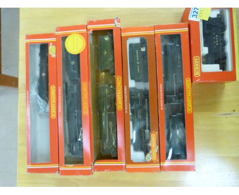 Hornby Railways 00 Gauge scale models (six in various condition) to include Evening Star, Class J83 Locomotive, Hagley Hill L