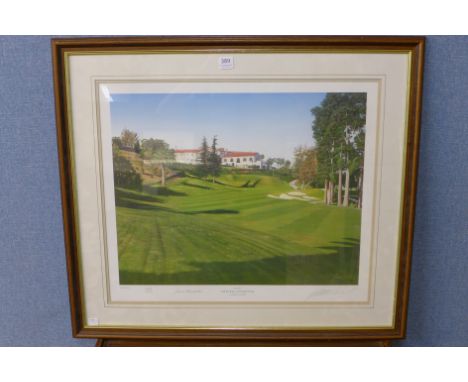 A Graeme W. Baxter golfing print