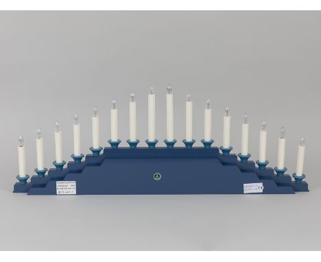 Elektrische Beleuchtung für den 6-stufigen Engelberg mit Kerzentüllen, Wendt &amp; Kühn, Grünhainichen im Erzgebirge, 20. Jh.