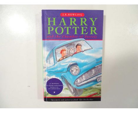 HARRY POTTER - a group of five hardback books from the HARRY POTTER series to include THE CHAMBER OF SECRETS (1998), THE PRIS