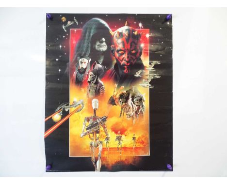 SELECTION OF COMMERCIAL REPRINT POSTERS (13+ in lot) to include THE PHANTOM MENACE; DARTH MAUL; EMPIRE STRIKES BACK; REVENGE 