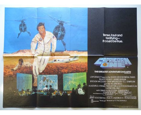 A quantity of folded first release UK Quad film posters (8 in lot) to include: Rollercoaster; Breathless; The Sting; The Mask