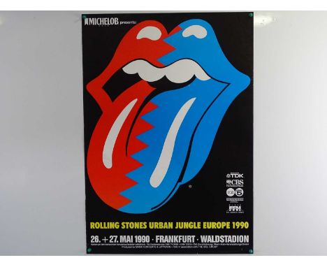 ROLLING STONES (2 in lot) to include LET'S SPEND THE NIGHT TOGETHER Japanese film poster (1982) and URBAN JUNGLE EUROPE (1990