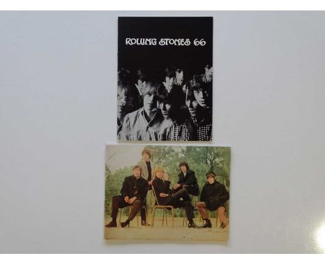 THE ROLLING STONES: A pair of concert tour programmes for - The Rolling Stones Second Tour - September 1965 (this programme i