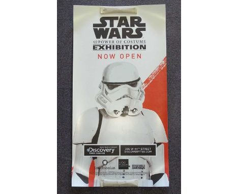 STAR WARS (2 in lot) - The Power of Costume (US) and The Art of Star Wars (UK) Exhibition Posters - portrait style - rolled