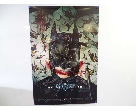 BATMAN: THE DARK KNIGHT (2008) - US One-Sheet - Playing card montage design - 27" x 40" (69 x 102 cm) - Rolled (as issued)