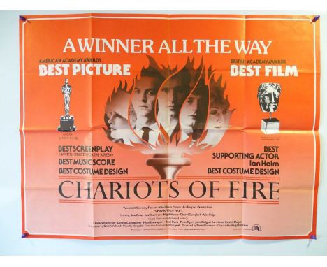 A large quantity of mixed UK Quad film posters (circa 100) to include 'Chariots of Fire'; 'Empire of the Sun'; 'Charge of the