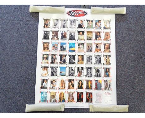 JAMES BOND: A limited edition poster set - three posters: Poster 1 features 52 original images from the first ten 007 films; 