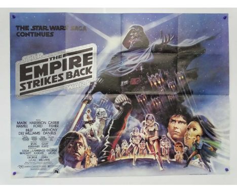 STAR WARS: THE EMPIRE STRIKES BACK (1980) - British UK quad film poster - Tom Jung artwork - This final release style feature