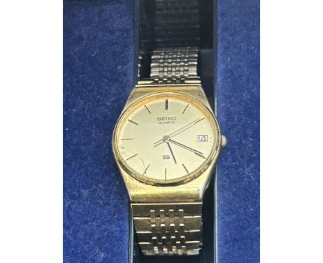 Vintage seiko wristwatch with box 