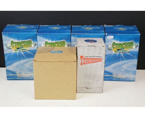 Robert Harrop boxed Thunderbirds Braman The Robot, limited edition no 8/250, Stingray STF01 Troy Tempest, Stingray STF02 Mari