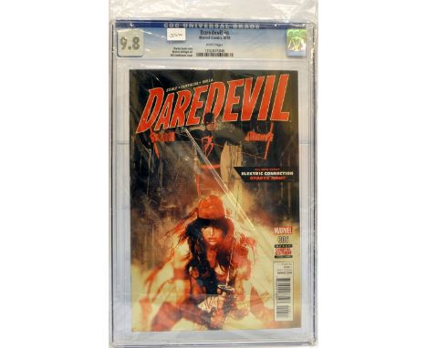 Graded Comic Book comprising Daredevil #6 - Marvel Comics 6/16 - Charles Soule Story - Matteo Buffahni Art - Bill Sienkiewicz