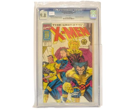 Graded Comic Book comprising Uncanny X - Men #275 - Marvel Comics 4/91 - Chris Claremont Story - Jim Lee &amp; Scott Williams