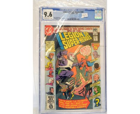 Graded Comic Book comprising  Legion of Super-Heroes #269 - D.C.Comics 11/80 - Gerry Conway story. Jimmy &amp; Frank Chiaramo
