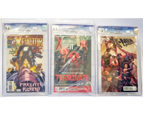Graded Comic Books comprising a trio of issues to include; 1) X-Factor #117 - Marvel Comics 12/95 - Howard Mackie story. Stev