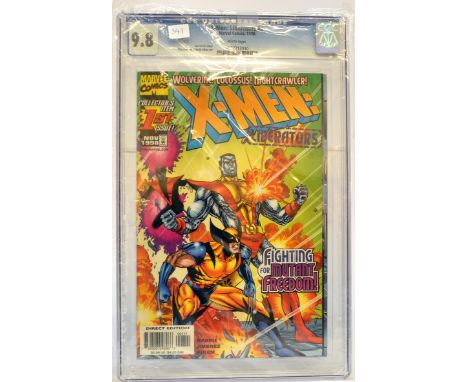 Graded Comic Book comprising X -Men: Liberators #1 - Marvel Comics 11/98 - Joe Harris Story - Phil Jimenez &amp; Keith Aiken 