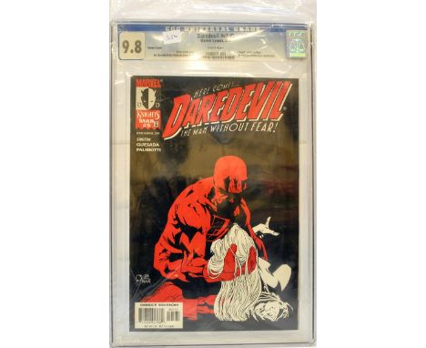 Graded Comic Book comprising Daredevil #v2 #5 - Marvel Comics 3/99 - Variant Cover - Kevin Smith Story - Joe Quesada &amp; Ji
