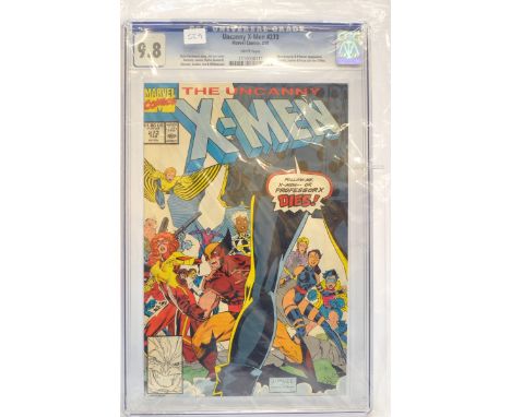 Graded Comic Book comprising Uncanny X -Men #273 - Marvel Comics 2/91 - Chris Claremont Story - Jim Lee Cover - Portacio, Jan