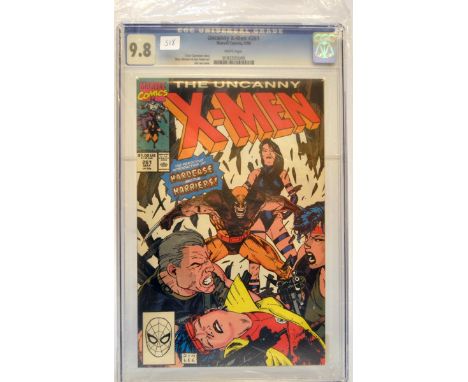 Graded Comic Book comprising Uncanny X-Men #261 - Marvel Comics 5/90 - Chris Claremont Story - Marc Silvestri &amp; Dan Green