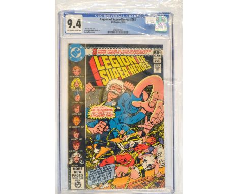 Graded Comic Book comprising Legion of Super-Heroes #268 - D.C.Comics 10/80 - J.M.Dematteis story.  Steve Ditko &amp; Rob Wia