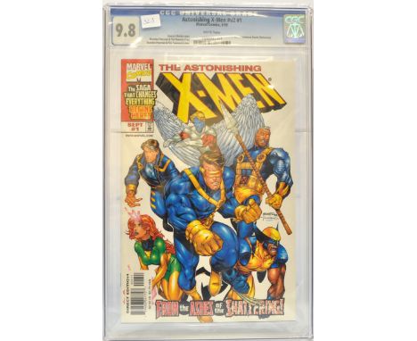 Graded Comic Book comprising Astonishing X-Men #v2 #1 - Marvel Comics 9/99 - Howard Mackie Story - Brandon Peterson &amp; Tim