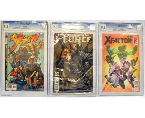 Graded Comic Books comprising a trio of issues to include; 1) X-treme X-Men #10 - Marvel Comics 4/02 - Chris Claremont story.