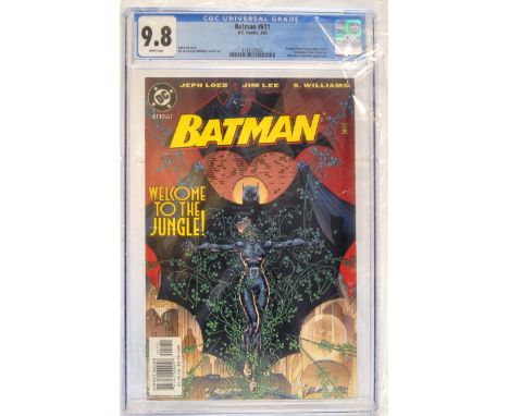Graded Comic Book comprising Batman #611 - D.C.Comics 3/03 - Jeph Loob story, Jim Lee, Scott Williams cover &amp; art. Lois L