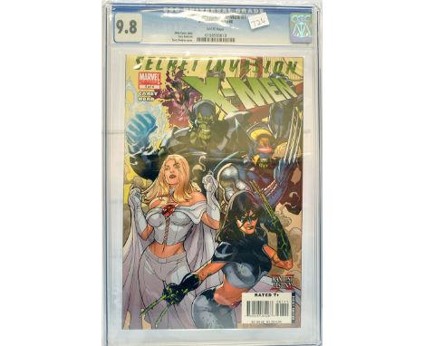 Graded Comic Book comprising Secret Invasion: X-Men #1 - Marvel Comics 10/08 - Mike Carey story. Cary Nord art. Terry Dodson 