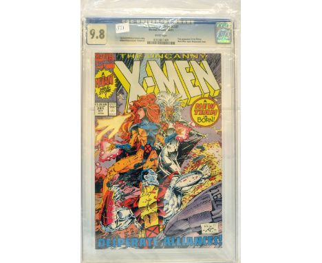 Graded Comic Book comprising Uncanny X -Men #281 - Marvel Comics 10/91 - Jim Lee &amp; Whilce Portacio Story - Whilce Portaci