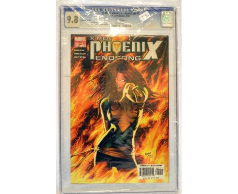 Graded Comic Book comprising X-Men: Phoenix - Endsong #1 - Marvel Comics 3/05 - Limited Edition - Greg Pak Story - Greg Land 