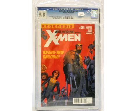Graded Comic Book comprising Wolverine &amp; the X-Men #1 - Marvel Comics 12/11 - Jason Aaron story, Chris Bachalo cover. Chr