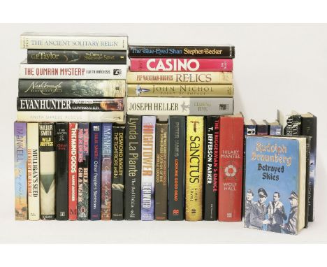 33 WORKS, all 1st UK editions. With dws (where applicable), and G+/vg:Parker, T J: Triggerman’s dance (1st US); La Plante, L: