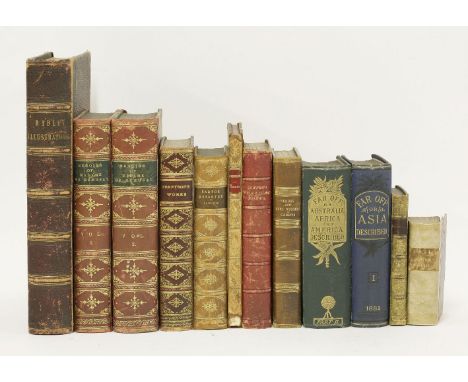 BINDING, large quantity including: Memoirs of Madame de Remusat 1802-1808, 2 volume set, 1880;Historic Illustrations of the B