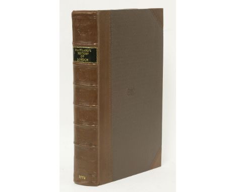 MAITLAND, William: History of London from its Foundation to the Present Time... Volume 2 only of 2 (but with most of the Maps